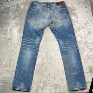 G Star‎ Raw Jeans Mens 36x34 Blue 3D Denim 3301 Tapered Button Fly Stretch